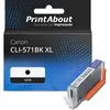 Image de Cartouche compatible Canon CLI-571BK XL - Noir - Grande capacité