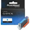 Image de Cartouche compatible Canon CLI-571C XL - Cyan - Grande capacité