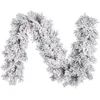 Image de Guirlande de noÃ«l artificielle effet givre L270