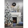 Image de Jupe de sapin noÃ«l en jonc de mer noir D58