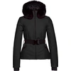 Image de Goldbergh - Veste de ski déperlante et respirante en PrimaLoft® - Hida Faux Border Ski Jacket Black pour Femme - Taille M - Noir