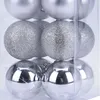 Image de Set de 16 boules de NoÃ«l argentÃ©es - 5cm