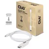 Image de club3D USB / DisplayPort CÃ¢ble de raccordement [1x USB 3.1 mÃ¢le type C - 1x DisplayPort mÃ¢le] 1.2 m blanc