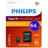 Image de Carte microSDXC Philips FM64MP45B/00 64 Go Class 10 1 pc(s)