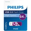 Image de Philips Vivid Edition ClÃ© USB 2.0 USB 2.0 64 Go - Coloris alÃ©atoires