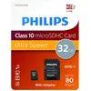 Image de Carte microSDHC Philips FM32MP45B/00 32 Go Class 10 1 pc(s)