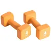 Image de Pure2improve Ensemble D'haltÃ¨res 2x4 Kg NÃ©oprÃ¨ne Orange
