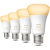 Image de Philips Hue White Ambiance A60 - Ampoule ConnectÃ©e E27 - 800 (Pack De 4)