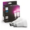 Image de Ampoule ConnectÃ©e Philips Pack X 2 Ampoules White&colors B22