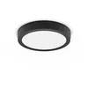 Image de Plafonnier Led Rond Noir Magneos 12w Noir 2700k