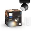 Image de Philips Hue Buckram Spot Led Noir Variateur
