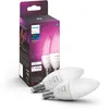 Image de Ampoule ConnectÃ©e Philips Pack X 2 Ampoules White&colors E14