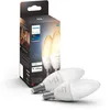 Image de Philips Hue White Ambiance Flamme - Ampoule ConnectÃ©e E14 - (Pack De 2)
