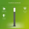 Image de Lampadaire D'extÃ©rieur Philips Utrecht Potelet Anthracite 1x20w