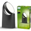 Image de Borne de jardin poteau jardin LED MIMOSA 7W 2700K 630lm IP44 25cm anthracite Philips