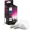 Image de Philips Hue Pack 2 Ampoules ConnectÃ©es SphÃ©riques E14 Led 5.1 Watt 4000 Kelvin 470 Lumen