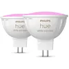 Image de Philips Mr16 - Spot ConnectÃ© Gu 5.3 - (Pack De 2) - Blanc Froid Ã Chaud Et Couleurs