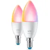 Image de Wiz 2 Ampoules Flamme 40w C37 E14