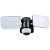 Image de Elro Lf70 Duo Lampe D'extÃ©rieur Led Avec DÃ©tecteur De Mouvement - 2 X 10 W - 1200 Lm - Ip54 Ãtanche - Noir