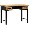 Image de Vidaxl Table D'Ã©criture 110 X 50 X 76 Cm Bois De Manguier Massif