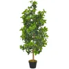 Image de vidaXL Plante artificielle avec pot Laurier Vert 120 cm