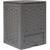 Image de Composteur de jardin Marron 60x60x83 cm 300 L