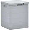 Image de Vidaxl BoÃ®te De Rangement De Jardin 90 L Gris Clair