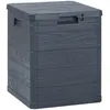 Image de Vidaxl BoÃ®te De Rangement De Jardin 90 L Anthracite