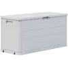 Image de Vidaxl BoÃ®te De Rangement De Jardin 280 L Gris Clair