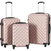 Image de Valise rigide 3 pcs DorÃ© rose ABS