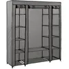 Image de Armoire pliante 1 piÃ¨ce Tissu pliable CrÃ¨me 110x45x175 cm Organisateur de rangement portable