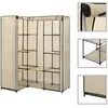 Image de vidaXL Garde-robe d'angle CrÃ¨me 130 x 87 x 169 cm