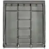Image de Armoires VidaXL  Armoire  avec compartiments et barres Gris 150x45x175 cm P31600121