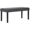Image de Banc 106 Cm Gris Similicuir