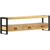 Image de Meuble Tv 150x30x45 Cm Bois Solide De Manguier