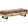 Image de vidaXL Table basse 120x50x30 cm Bois de rÃ©cupÃ©ration solide et acier