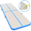 Image de Vidaxl Tapis Gonflable De Gymnastique Avec Pompe 300x100x10cm Pvc Bleu