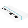 Image de vidaXL Matelas 90 x 200 cm 7 zones Ressort ensachÃÂ© 20 cm H3