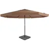 Image de Parasol avec base portable Taupe vidaXL vidaXL