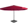 Image de Vidaxl Parasol De Jardin Avec Base Portable Rouge