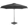 Image de vidaXL Parasol avec base portable Anthracite