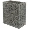 Image de Vidaxl Lit SurÃ©levÃ© Ã Gabion Acier GalvanisÃ© 90x50x100 Cm