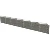 Image de Mur De Gabion Acier GalvanisÃ© 450 X 30 X 50 Cm