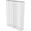 Image de Mur Ã Gabion Avec Couvercles Acier GalvanisÃ© 100 X 20 X 150 Cm