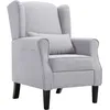 Image de Fauteuil Gris Clair Tissu