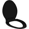 Image de Abattant WC Ã  fermeture en douceur LibÃ©ration rapide Noir