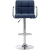 Image de Chaise de bar Bleu Tissu - VidaXL