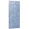 Image de Moustiquaire Bleu blanc et argentÃ© 100x220 cm Chenille