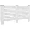 Image de vidaXL Cache-radiateur Blanc 152x19x81,5 cm MDF
