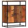 Image de vidaXL Armoire latÃ©rale 60x35x76 cm Bois rÃ©cupÃ©ration massif et acier